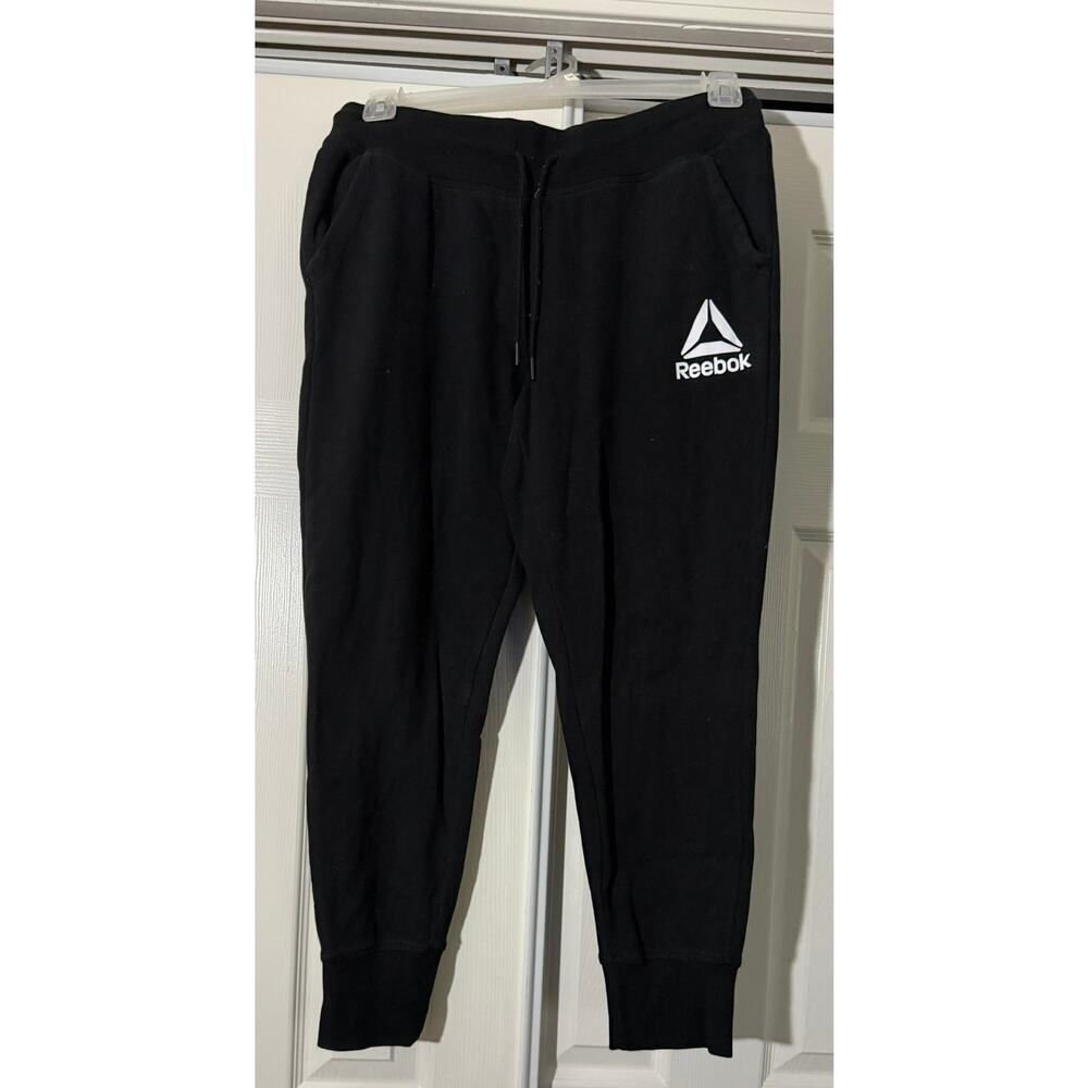 Reebok Black Sweatpants - Size Large - Women's